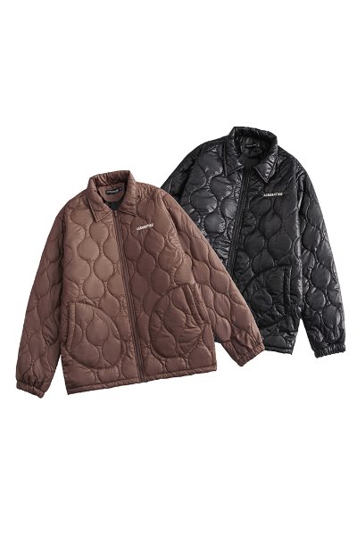 Embroidered Jar Quilted Padded Jacket