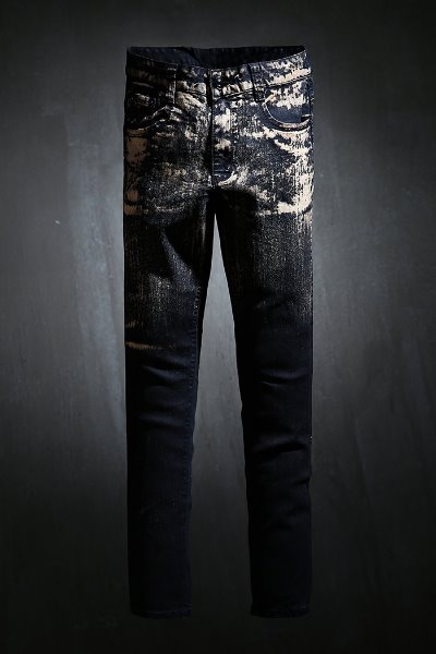 ByTheR Custom Upper Bleach Black Jeans