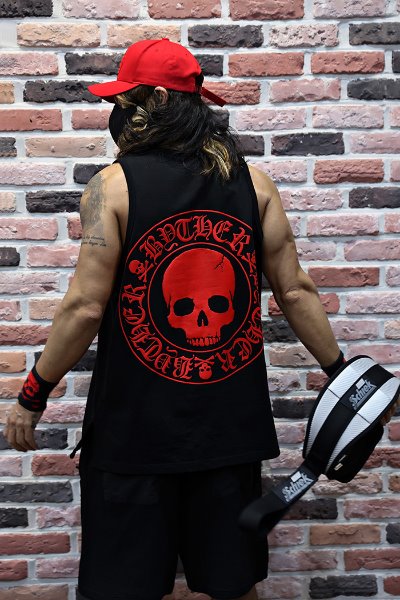 ByTheRByTheR Skull Logo Embossed Nasi Black(Fitness Look)