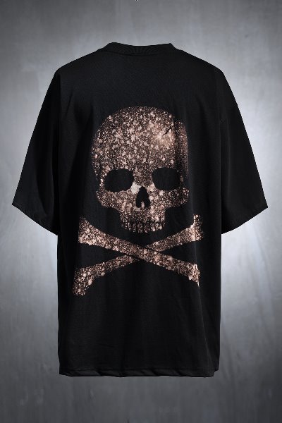 ByTheRByTheR Custom Skull Logo Bleach Short Sleeve T-Shirt