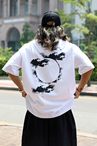 Japanese printed loose fit short sleeve T-shirt