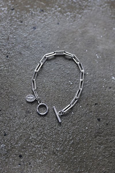 ByTheRMaria Token Pendant Chain Chain Tokle Bracelet