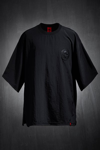 ByTheR55895 ワッペンハーフスリーブTシャツ(ブラック)