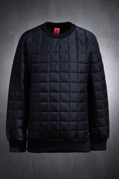 ByTheR quilted padded sweatshirt black z