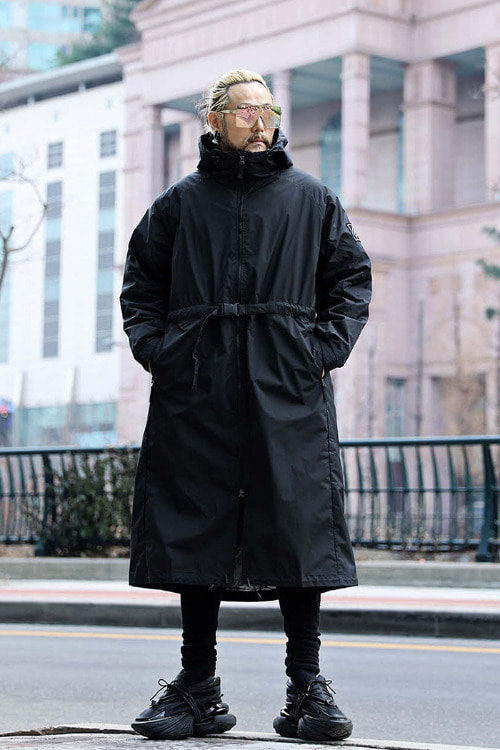 ByTheRSilver Highlon Coated Outdoor Long Field Coat