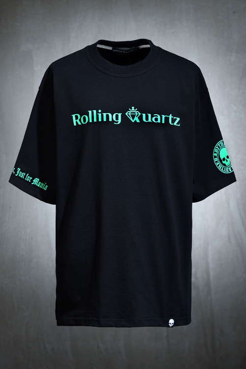 ByTheR X Rolling Quartz Short Sleeve T-Shirt Black Green