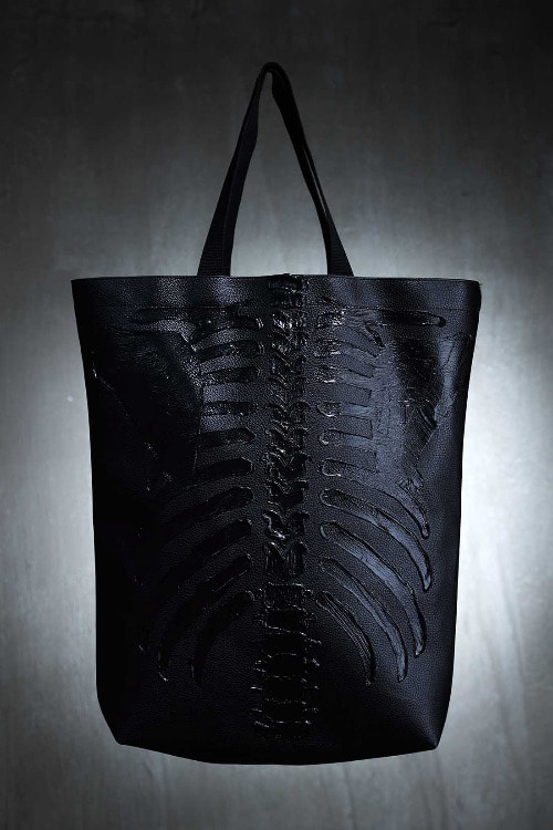 ByTheR Bone Painted Leather Shoulder Bag