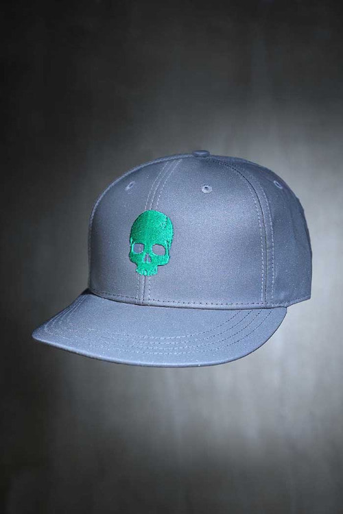 ByTheR Green Skull Embroidered Scotch Snapback
