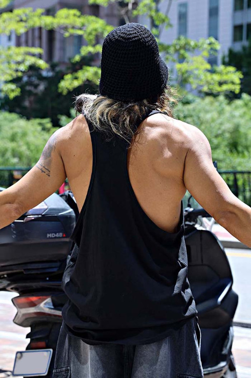 ByTheRLoose fit cotton muscle tank top