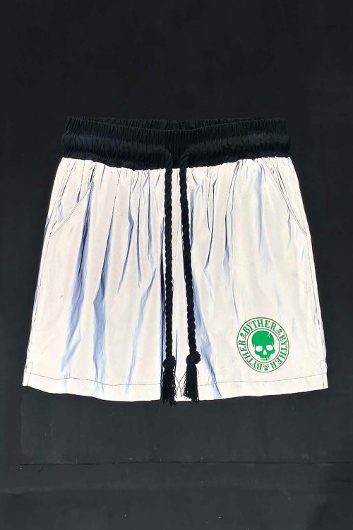ByTheR Green Logo Scotch Shorts