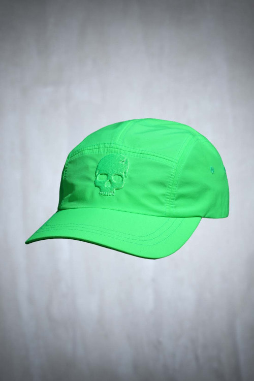 ByTheR Skull Embroidery Camp Cap Neon