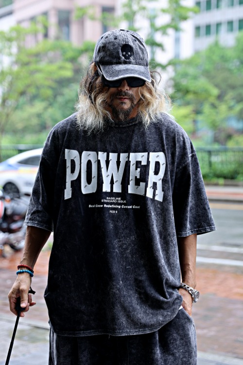 水洗颜料短袖T恤