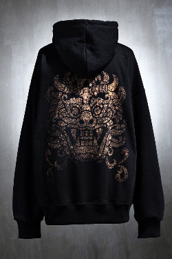 ByTheRMukha bleach loose fit hoodie