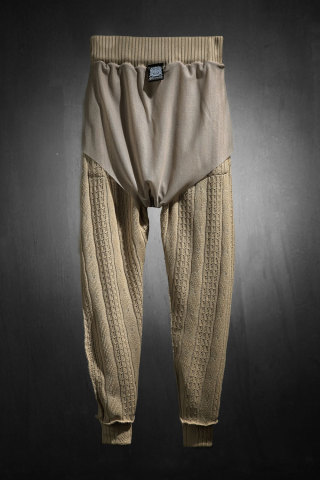 Mukha プレッツェルロープクーリングニットジョガーパンツ Mukha プレッツェルロープクーリングニットジョガーパンツ