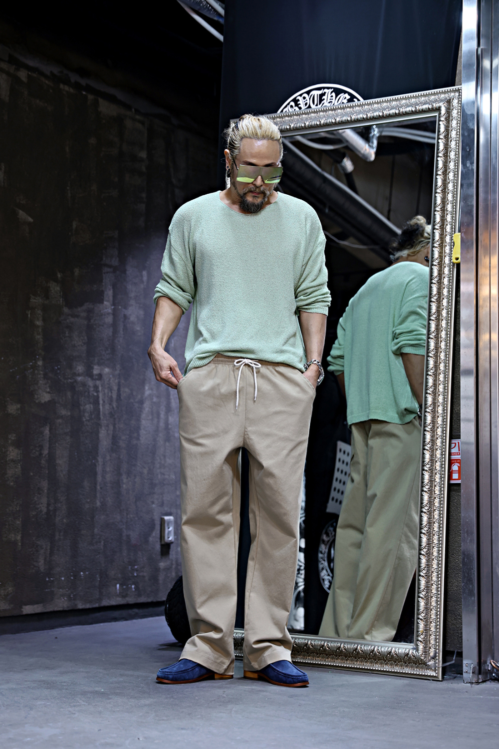 長袖 模特穿著形象-S18L11