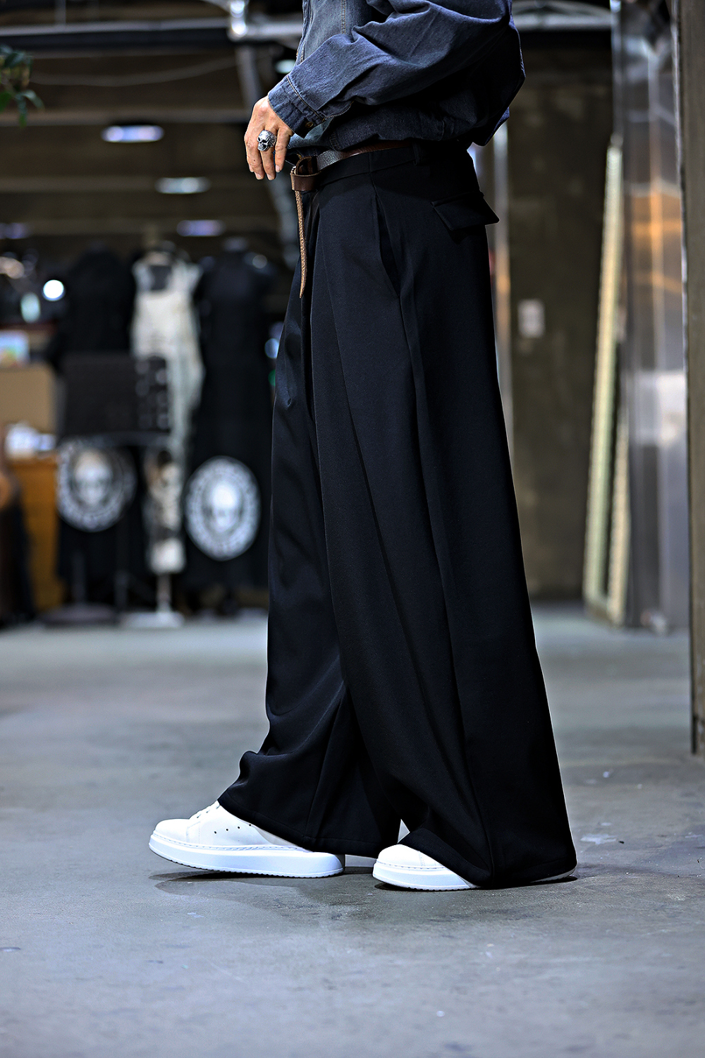 褲子 模特穿著形象-S22L15