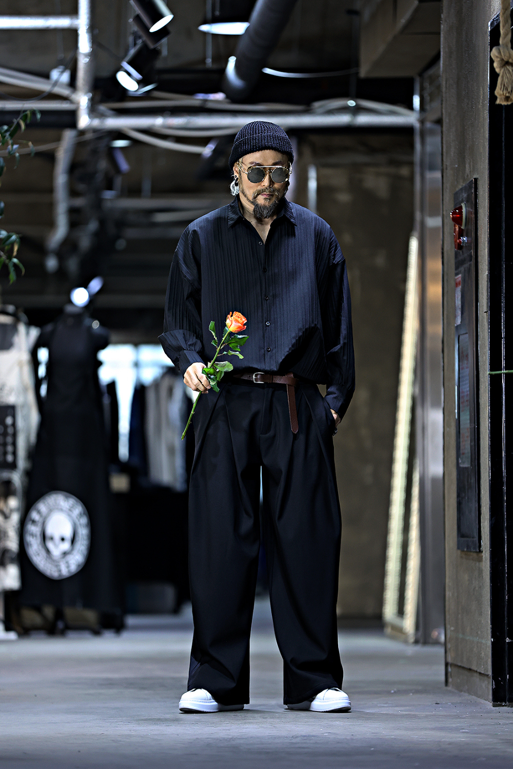 褲子 模特穿著形象-S22L17