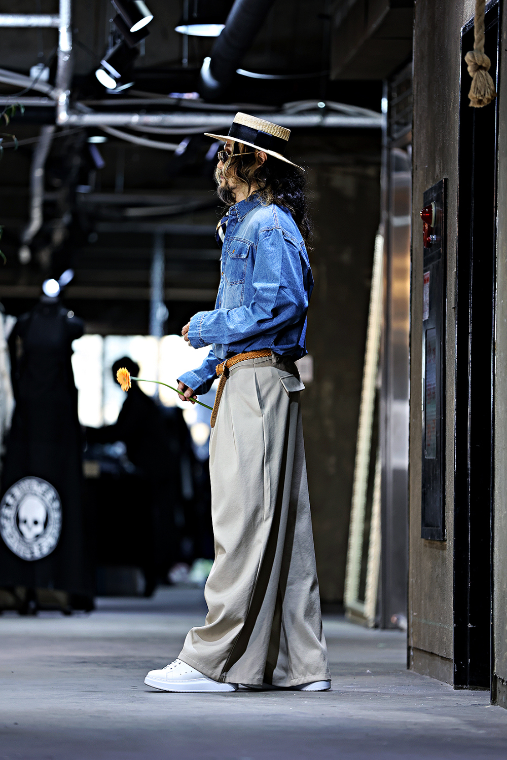 褲子 模特穿著形象-S22L3