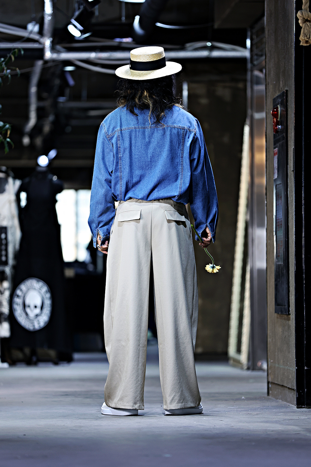 褲子 模特穿著形象-S22L5