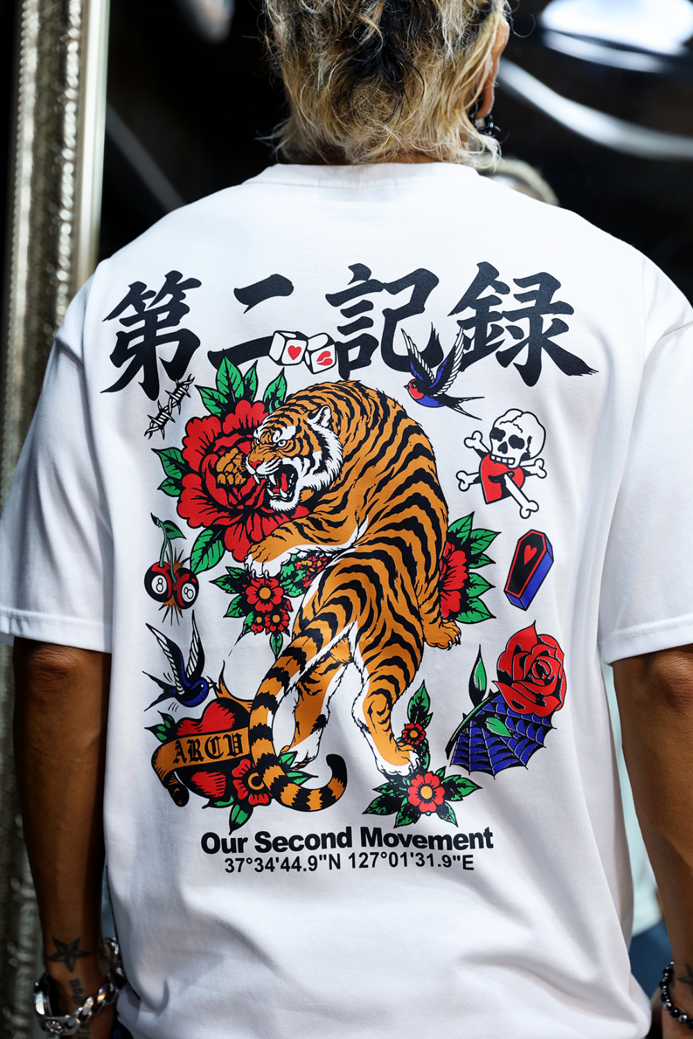 短袖T卹 模特穿著形象-S18L14