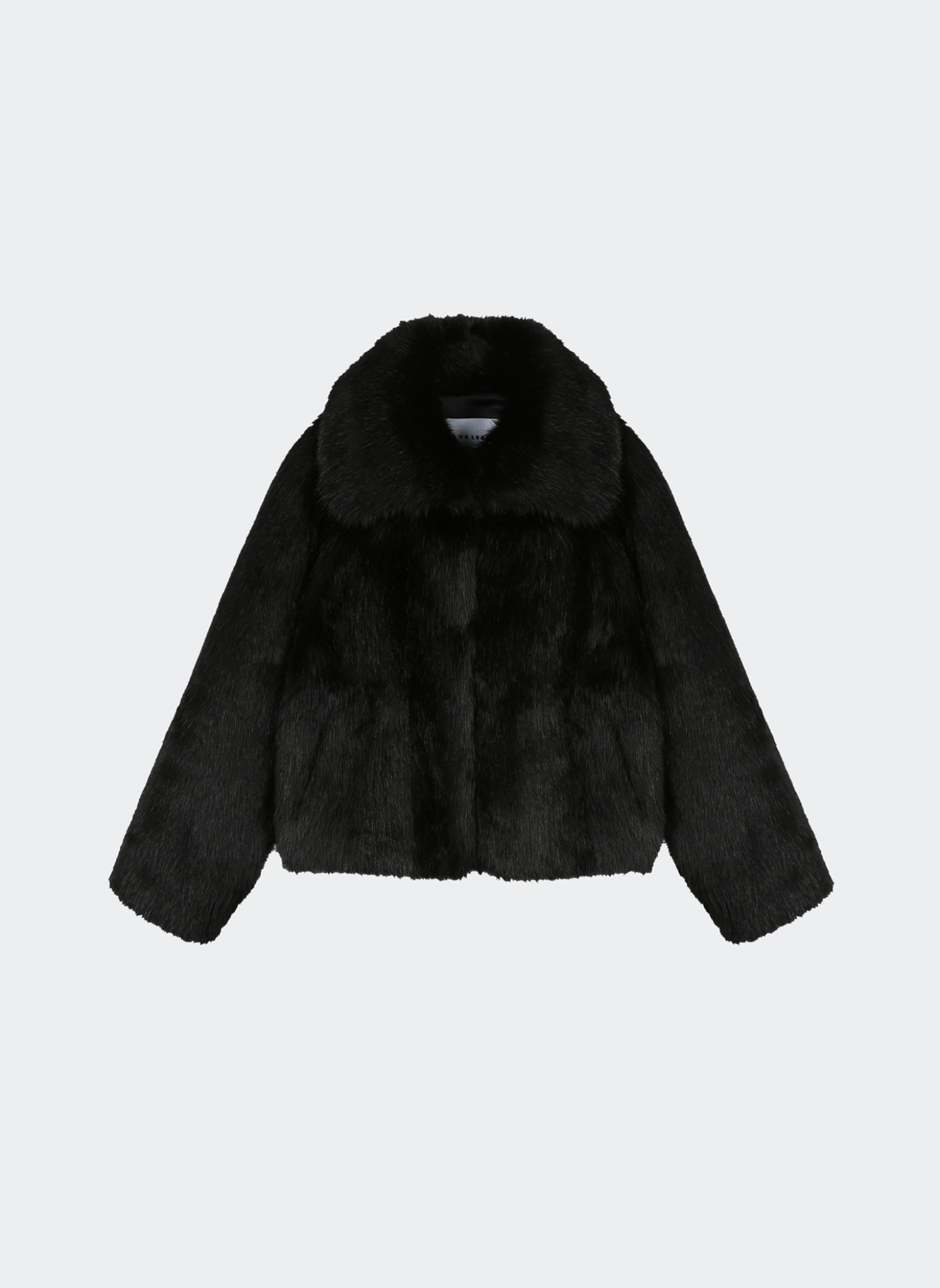 Hailee Eco Fur Jacket Black