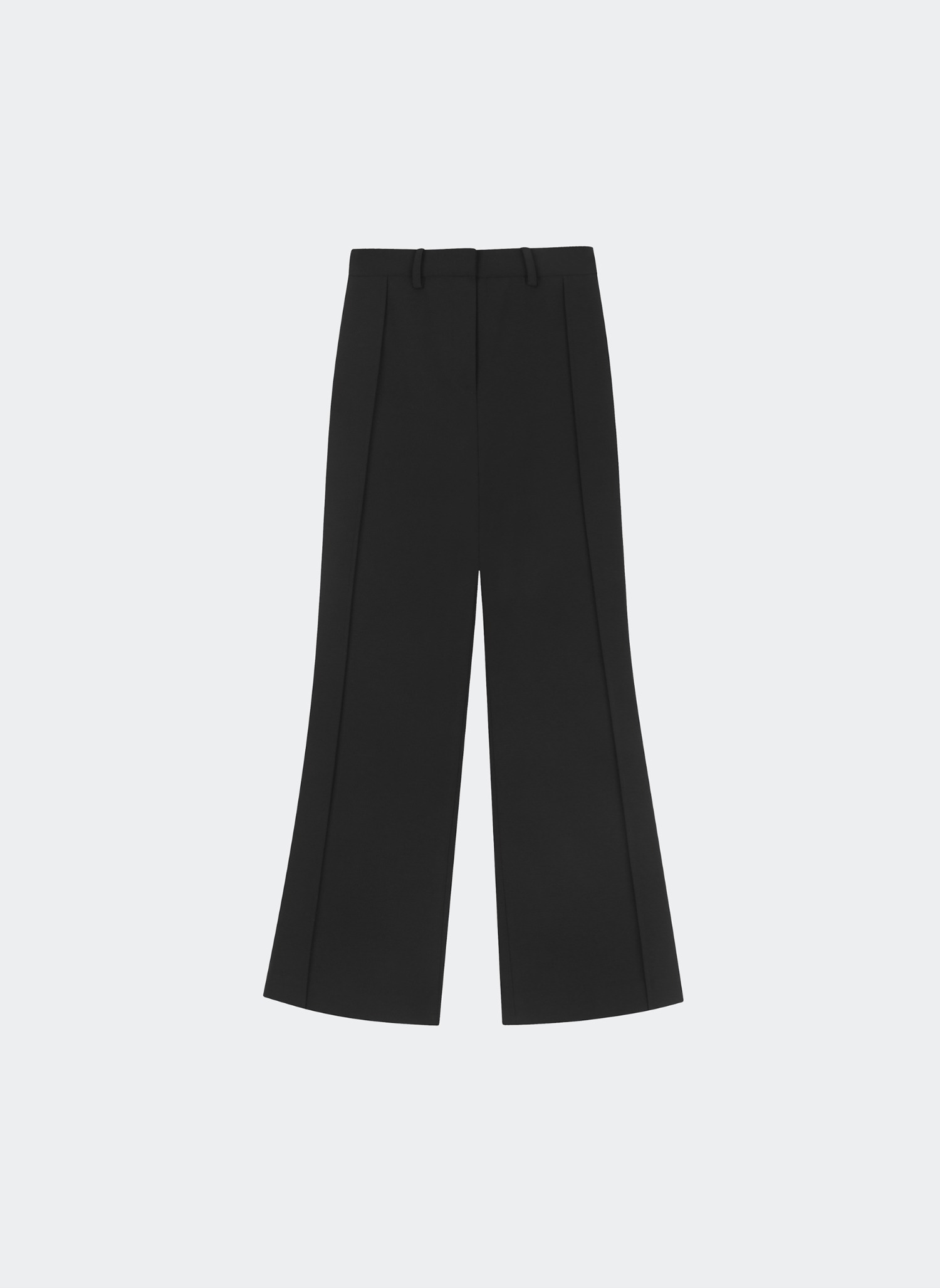 LINED BOOTS CUT TROUSERS BLACK