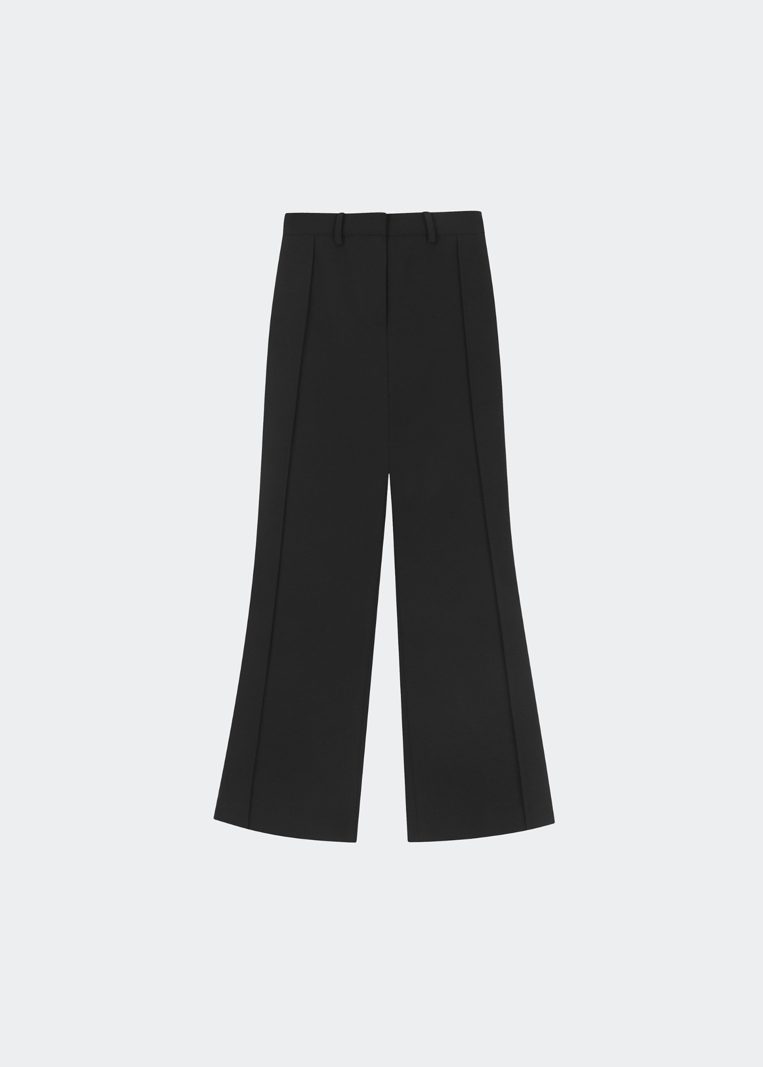 LINED BOOTS CUT TROUSERS BLACK