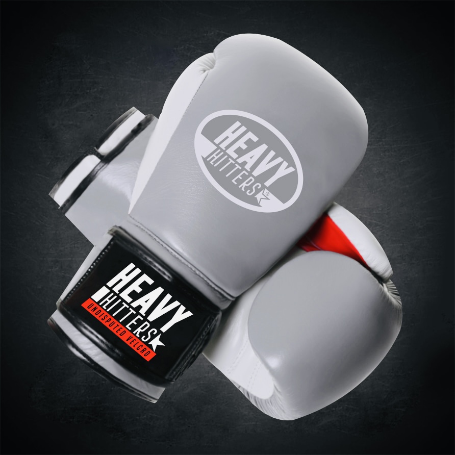 HEAVY HITTERS UNDISPUTED HOOK AND LOOP TRAINING GLOVES H7-BWR 