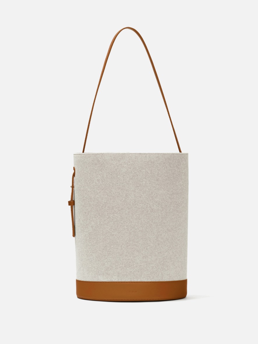 Juty medium shoulder bag Ecoclean Creamy tan,로서울
