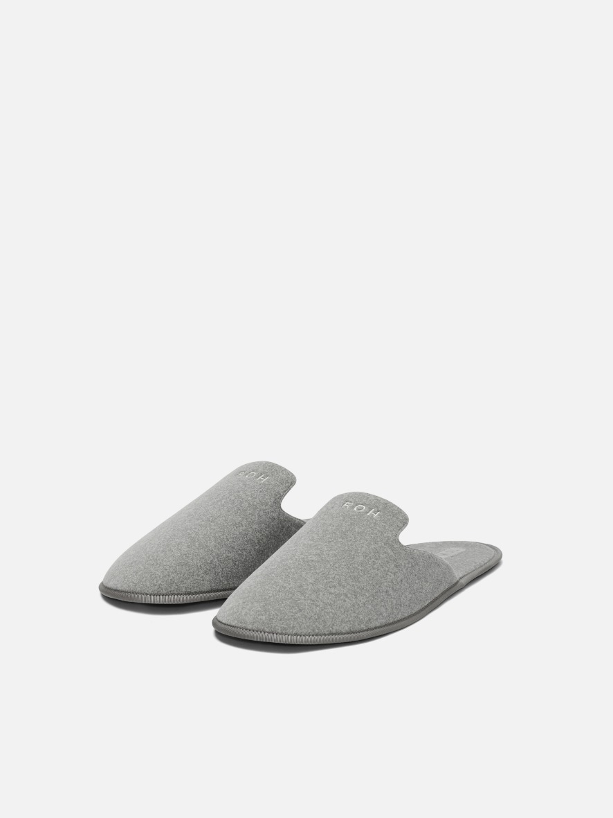 Room shoes Ecoclean light gray,로서울