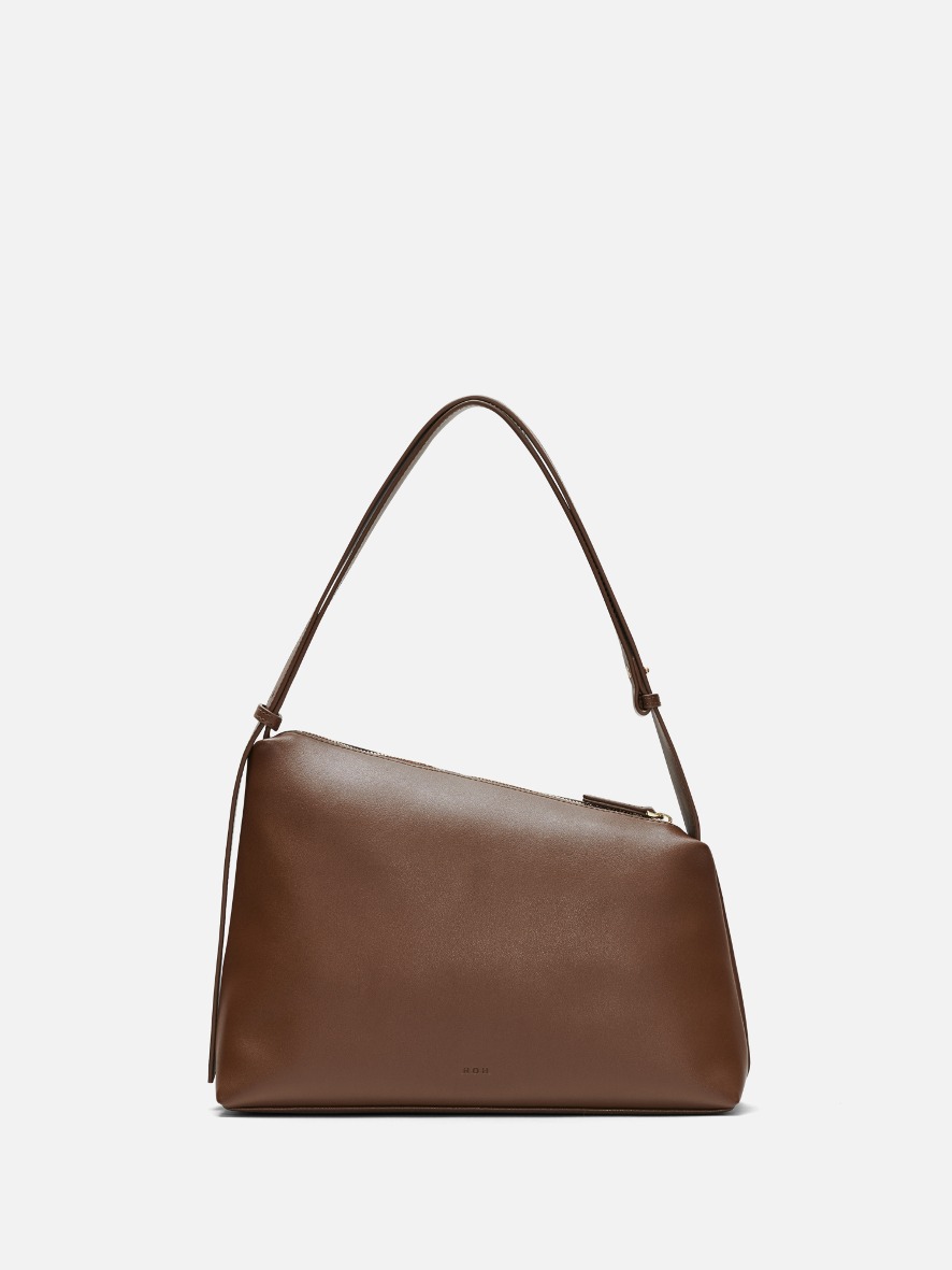 Rowie leather shoulder bag Cinnamon brown,로서울