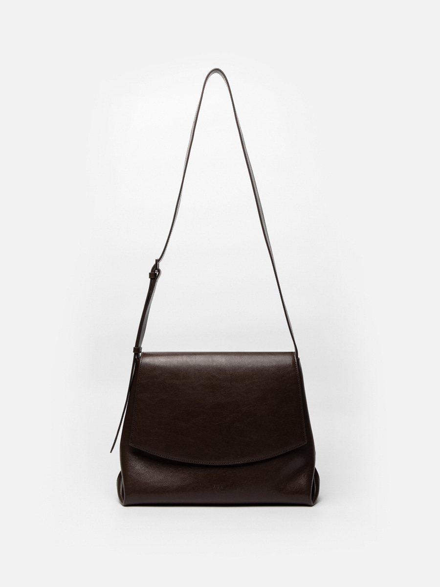 Mini kiki messenger bag Wrinkled brownie brown,로서울