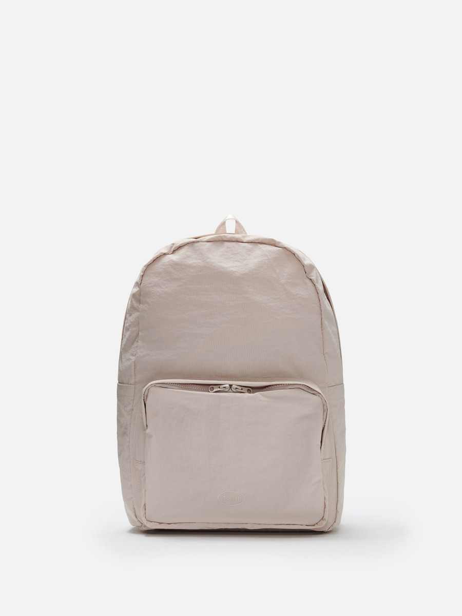 Root nylon backpack Sand beige,로서울
