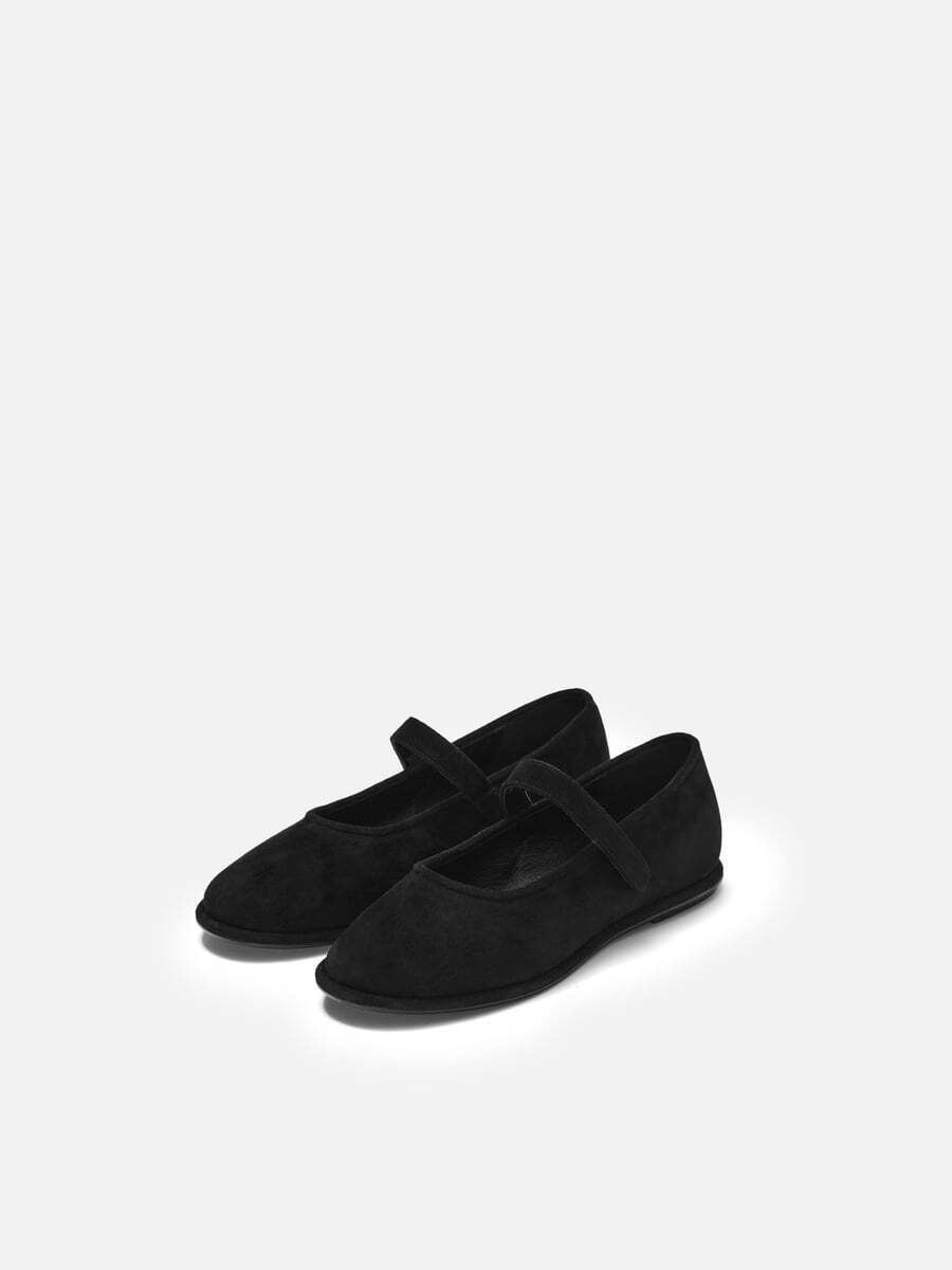 ★ROH SEOUL★ Danghye mary jane shoes Suede Black RSH23FB1UB ROH SEOUL STORE - Danghye mary jane shoes Suede Black - ROH