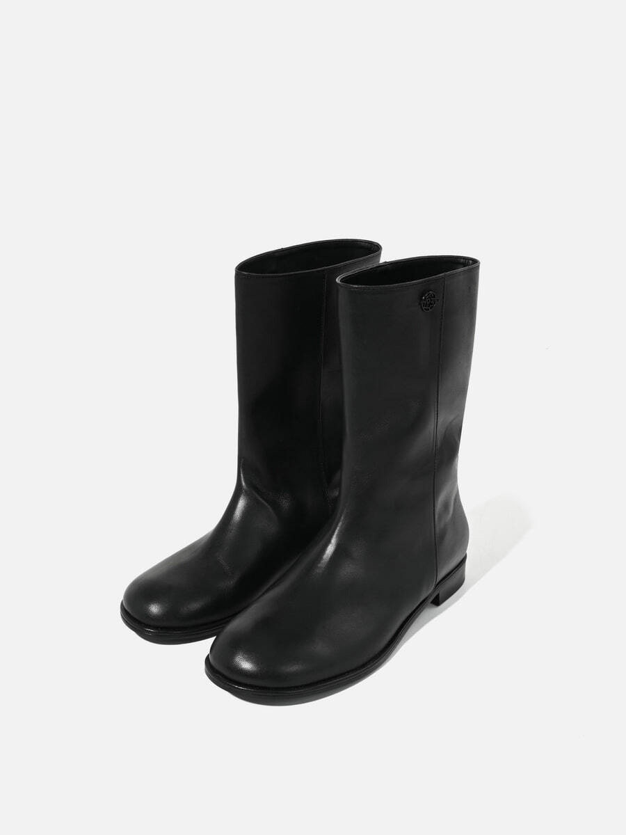 ★ROH SEOUL★ Mute middle boots Black RSH23FD8DBK ROH SEOUL STORE - Mute middle boots Black - ROH SEOUL