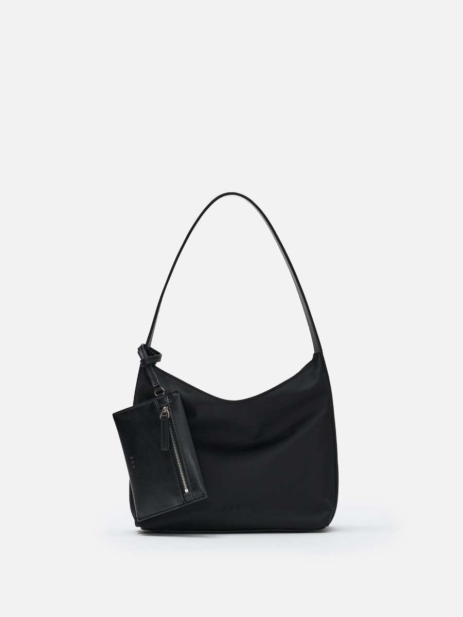 [ROH SEOUL] Mini pulpy hobo bag NYLON ☆関税込☆ ROH SEOUL STORE - Mini Pulpy hobo bag Nylon Black - ROH SEOUL