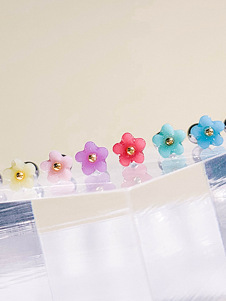 소확행 꽃 Piercing/Earring