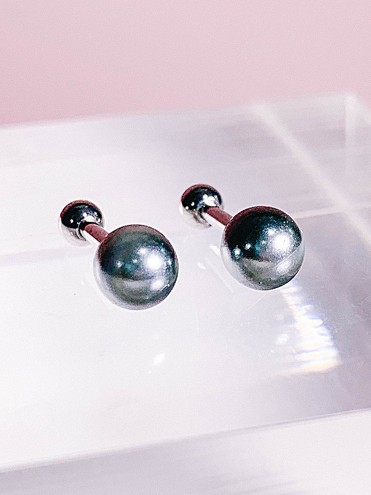 BLACK Pearl Piercing/Earring