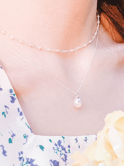 [Silver 925] Shall We Meet Necklace