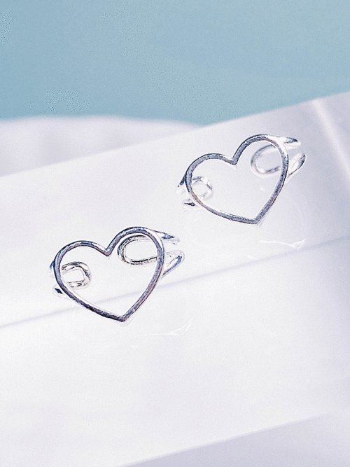 [Silver 925] Heart Earcuff