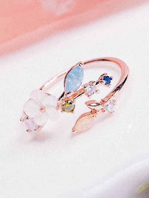 [PINK] Book of Flowers Ring