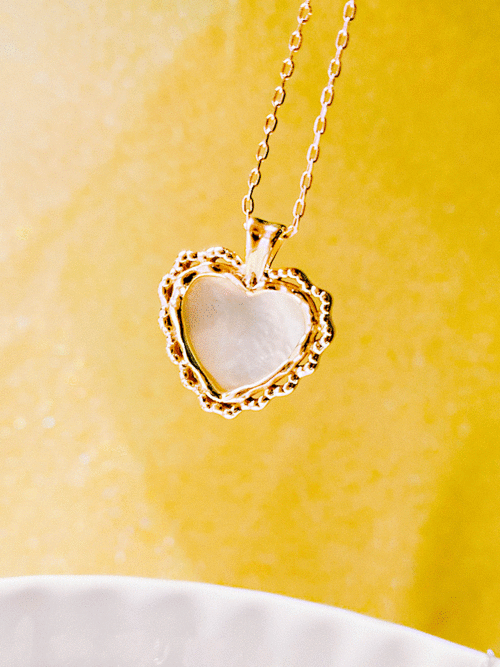 [Silver 925]Gabriel Heart Necklace