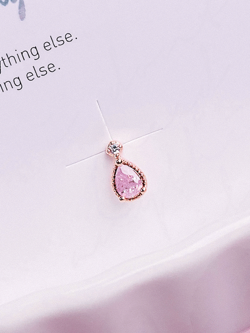 [PINK] Rainy Day Piercing/Earring