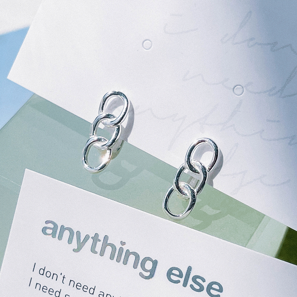 [Silver 925] Together Earring