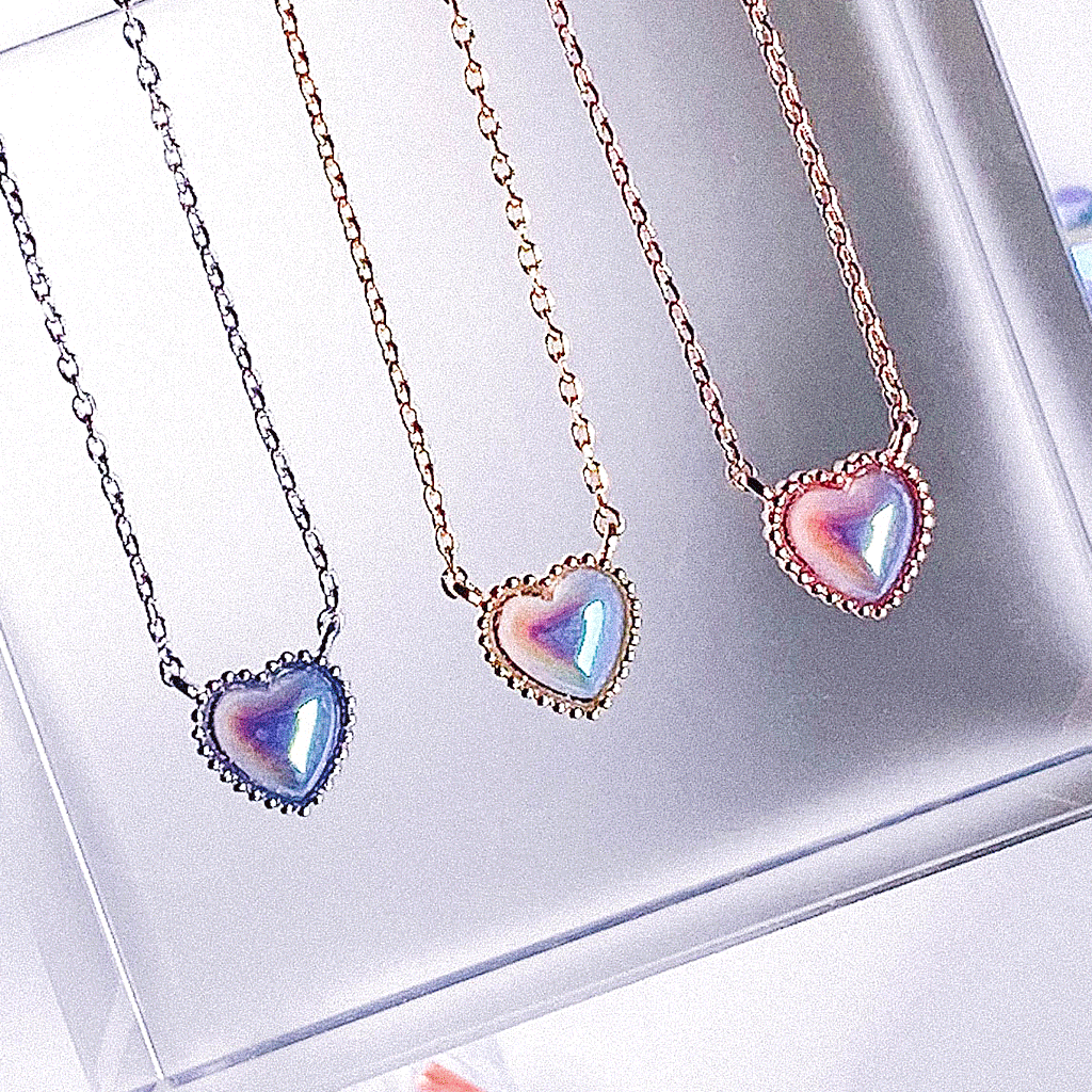 [AB-BLUE] Pure Heart Necklace