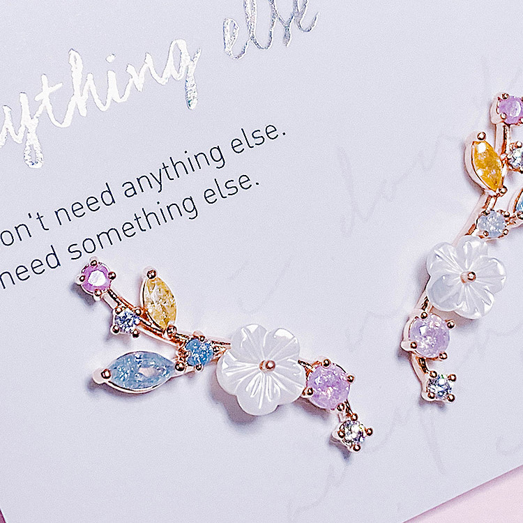 [PINK] Book of Flowers Earring