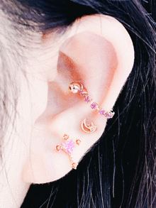 [ROSEGOLD] Artemis Piercing/Earring
