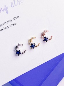 [BLUE] Moving Universe Piercing/Earring