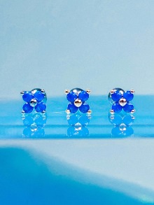 [BLUE] Peony Piercing/Earring