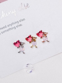 [PINK] Postman of Love Piercing/Earring